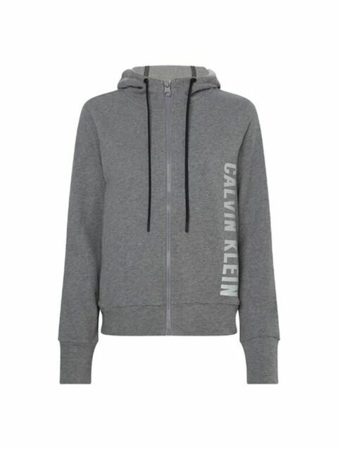 Women's Sports Jacket Calvin Klein Full Zip Dark grey