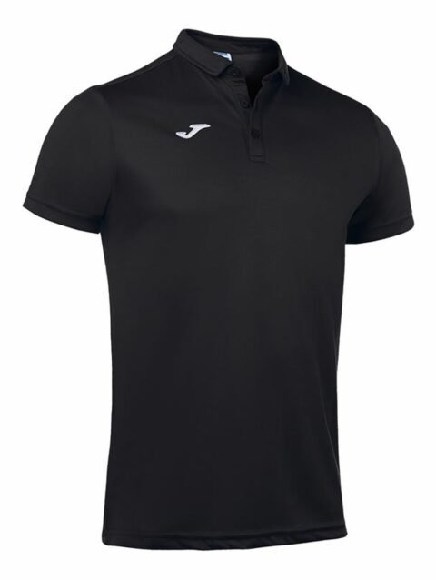 Men’s Short Sleeve Polo Shirt Joma Sport Hobby  Black