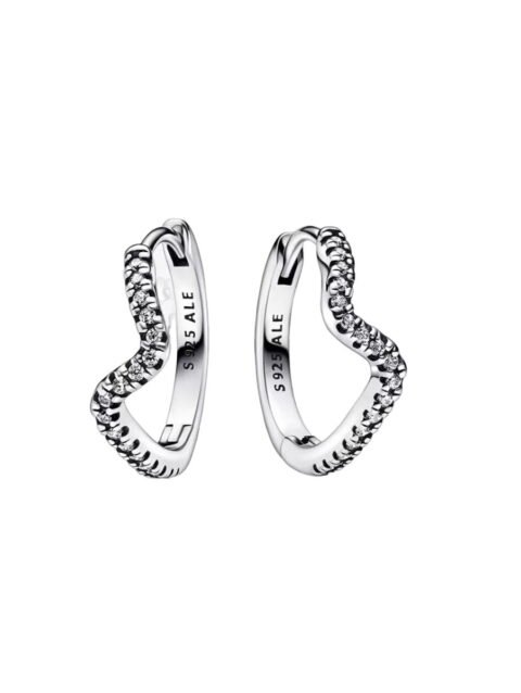 Ladies' Earrings Pandora 292545C01 Stainless steel Sterling silver 925